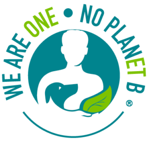 Logo we are one no planet B