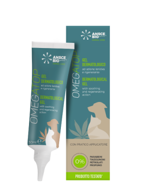 Gel Dermatologico Omegatop - Soluzione contro prurito e arrossamenti di cani e gatti
